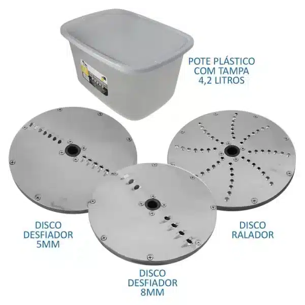 Discos de rallador de queso RDA