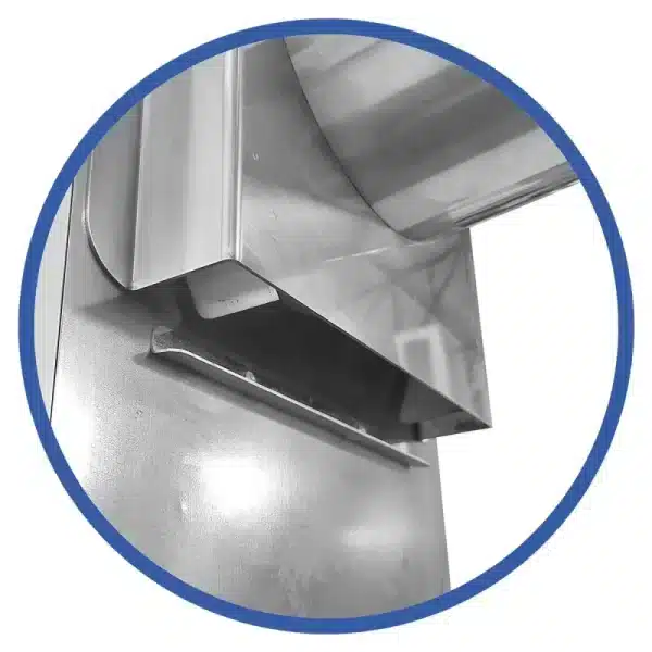 Rallador Boca de salida de queso