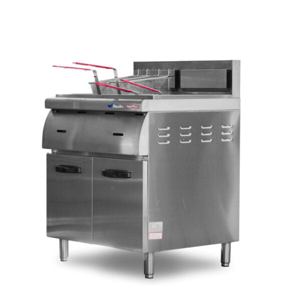 Freidor industrial 28 litros 2 canastos Flamemax HGF-70