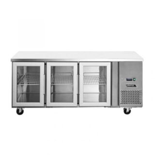 Bajo Mostrador 3 Puertas con Vidrio Ventus