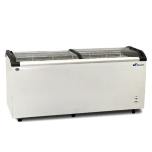 Freezer-Horizontal-645-lts-Puerta-Vidrio-Curvo-SDQ-700-Kuma-Baudin