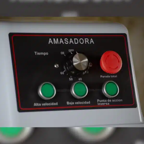 Amasadora detalle panel