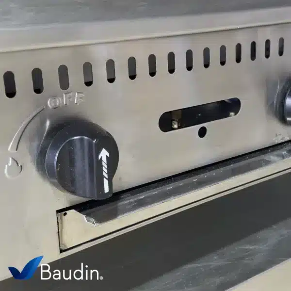 Plancha 120 Cm Profesional Venancio Prime PCM0120G-ME Detalle Termostato