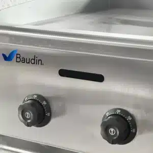 Plancha a gas comercial 70 cm Flamemax HGG-700 Baudin Detalle