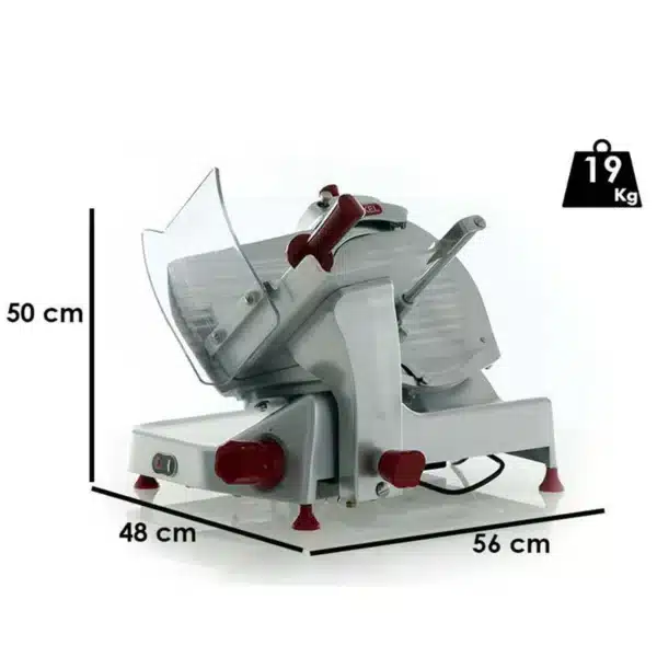 Cortadora de fiambre 25 cm Berkel Slicer Pro XS25 Medidas