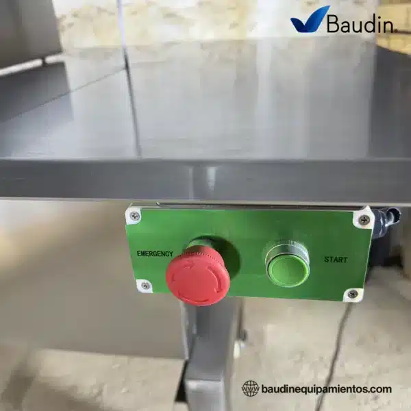 Sierra Carnicera 2.2 KW Trifasica Acero Inoxidable Kuma W500A Baudin Botones