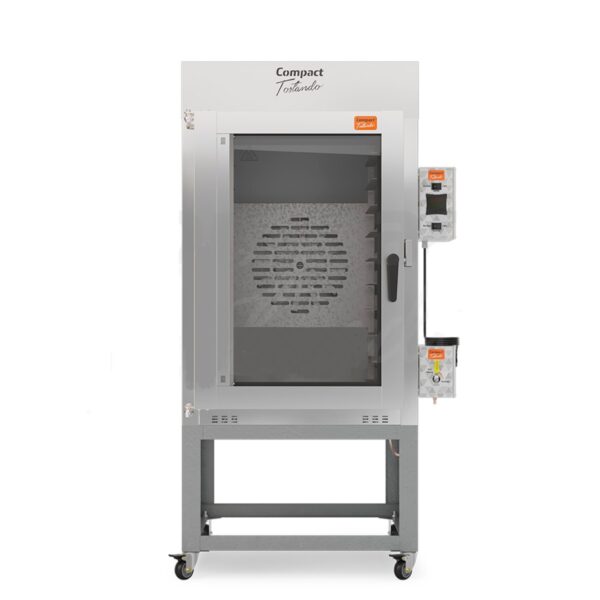 Horno Turninado A Gas Compact Glp10est 10 Bandejas 300 Panes Frente