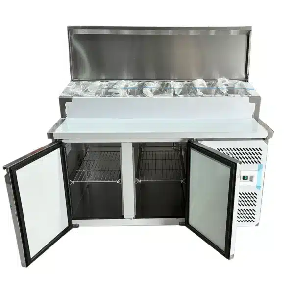 Bajo Mostrador 2 Puertas con Topinera Abierto