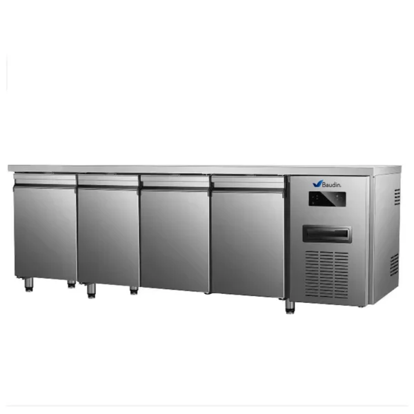 Bajo Mostrador Refrigerado 4 Puertas Acero Kuma E2R2270N4 Principal