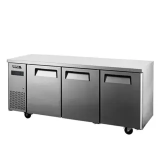 Bajo Mostrador Freezer Frio Forzado 3 Puertas Acero Inoxidable Ventus