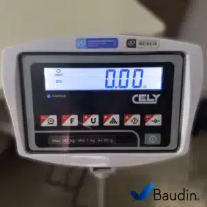Bascula Comercial Digital hasta 150 kg de capacidad Cely VC-50 con Certificado LATU Visor Cabezal