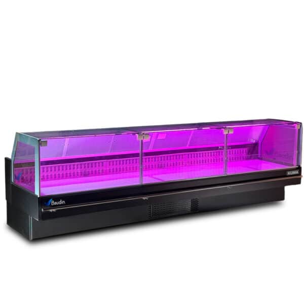 Vitrina 3,75 m Refrigerada Carnicera Vidrio Recto | Kuma DSB37CCHE | Baudin