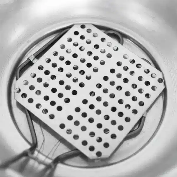 Freidor electrico 6 litros redondo acero inoxidable Metvisa TFE.6 Baudin Resistencia