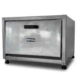 Horno a gas 90 Litros Puerta Ciega Metvisa FMI.90B Acero Inoxidable