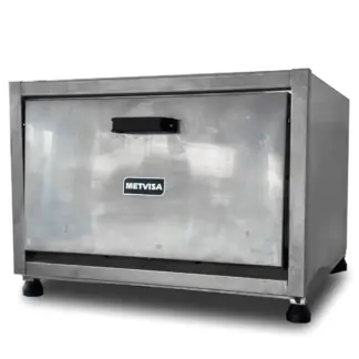 Horno a gas 90 Litros Puerta Ciega Metvisa FMI.90B Acero Inoxidable