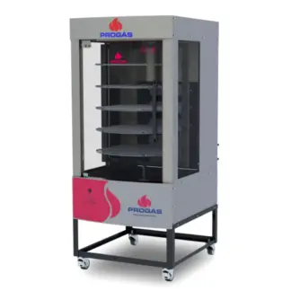 Spiedo a gas Rotativo 5 Parrillas PRP-242-G5 Baudin Progas