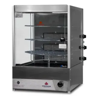 Spiedo rotativo de mesa 3 niveles multiuso a gas | Progas PRP-124G