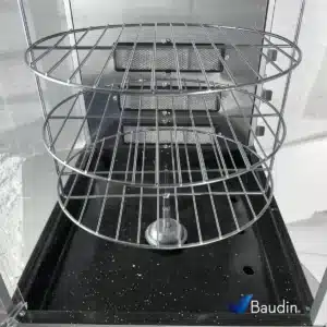 Spiedo horno rotativo de mesa multiuso a gas Progas PRP-124G Detalle Interior