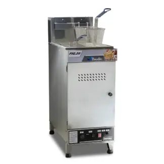 Freidor a gas 20 Litros Metvisa FIG.20 con Controlador Digital Principal