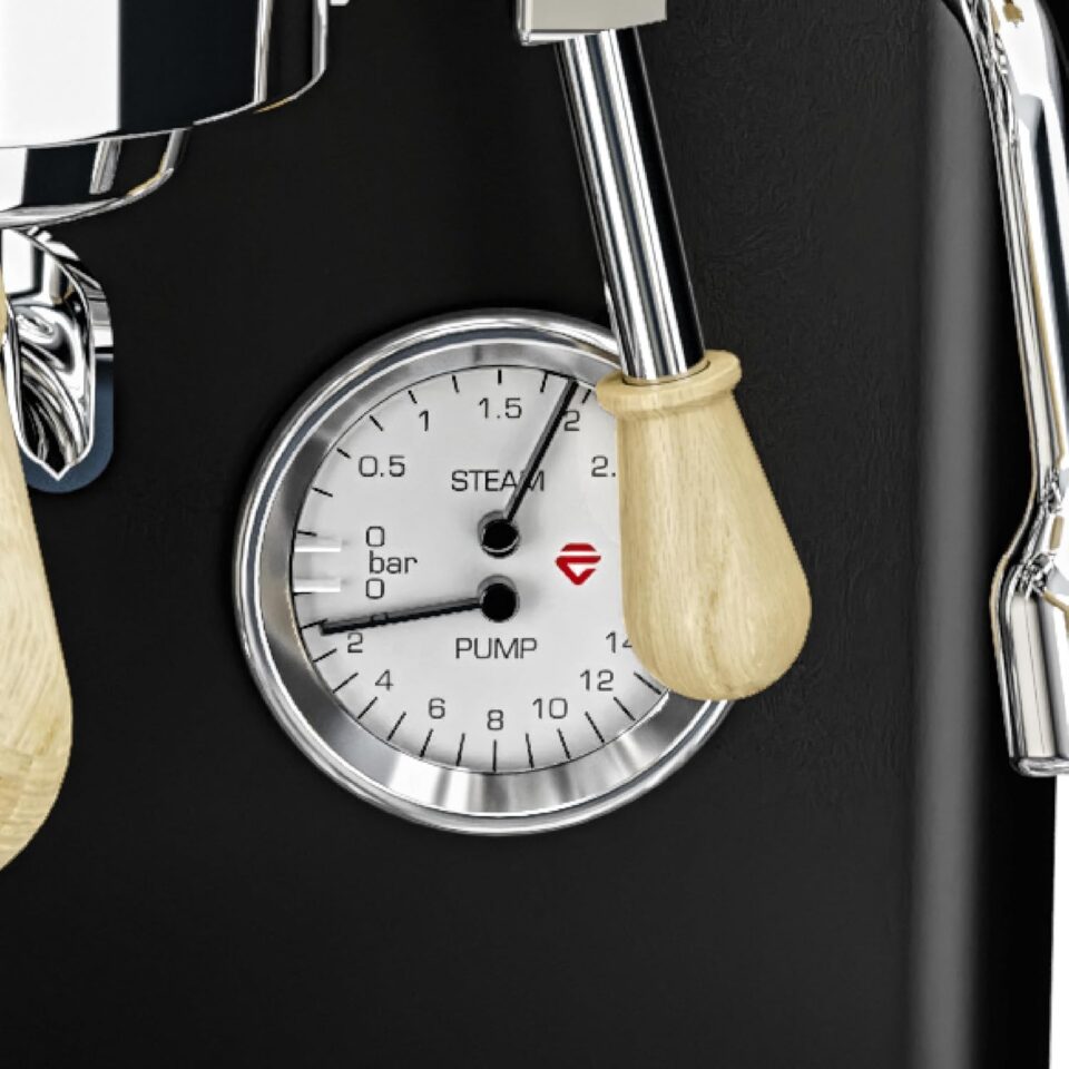 Detalle Manometro Lelit Bianca Negra