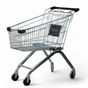 Carro de SuperMercado 100 Litros Kuma Negro Baudin Diagonal Principal