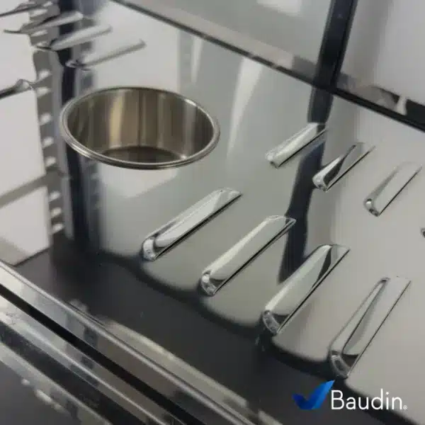 Vitrina Sobre Mostrador 0.66 M Calor | Flamemax HW-660 | Baudin