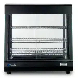 Vitrina Sobre Mostrador Calor HW-660 Flamemax-Vista Frontal Baudin Equipamientos