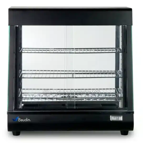 Vitrina Sobre Mostrador Calor HW-660 Flamemax-Vista Frontal Baudin Equipamientos