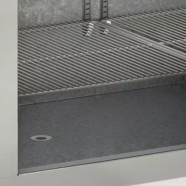 Bajo Mostrador 1,50 m Regfrigerado Gelopar GBFE-150 detalle estante