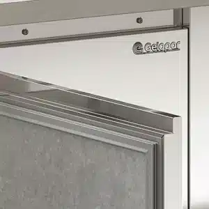 Bajo Mostrador 1,50 m Regfrigerado Gelopar GBFE-150 detalle puerta