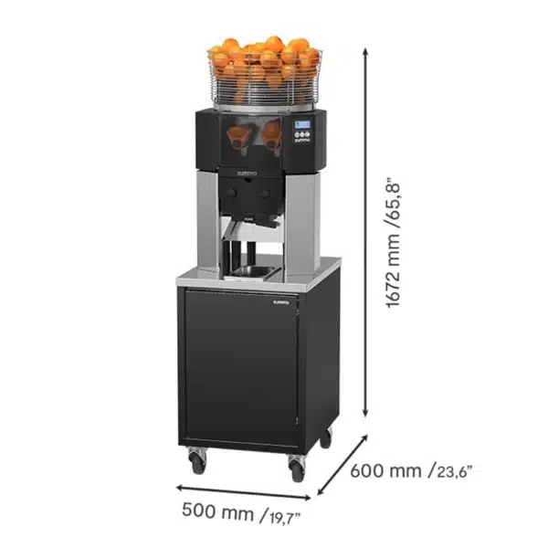 Exprimidor de Jugos Comercial Z14 Cabinet de Zumno Principal commercial-juicer-machine-z14-cabinet medidas