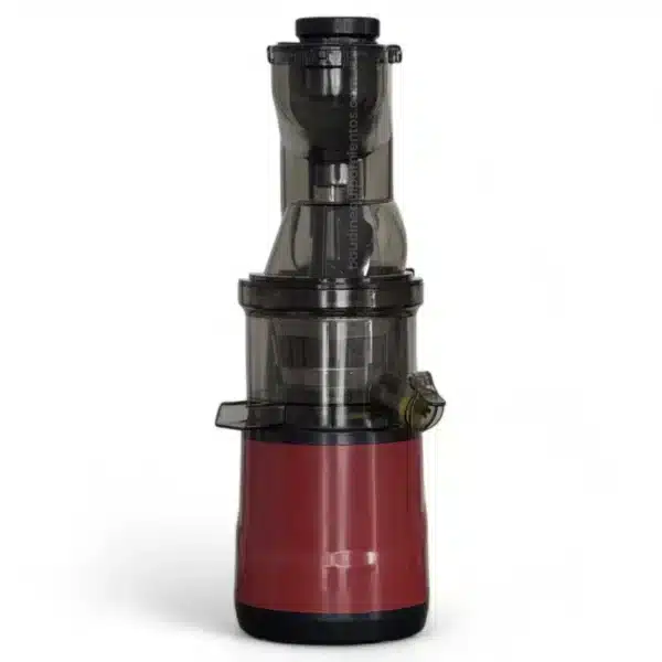 Juguera de Prensado en Frio Cold Press Demet DM1800 Roja Frontal