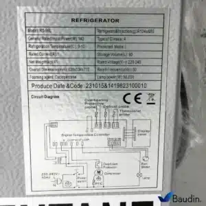 Visicooler Heladera Exhibidora Frigobar Puerta de Vidrio 99 Litros Lundar RT-99L Ficha Tecnica