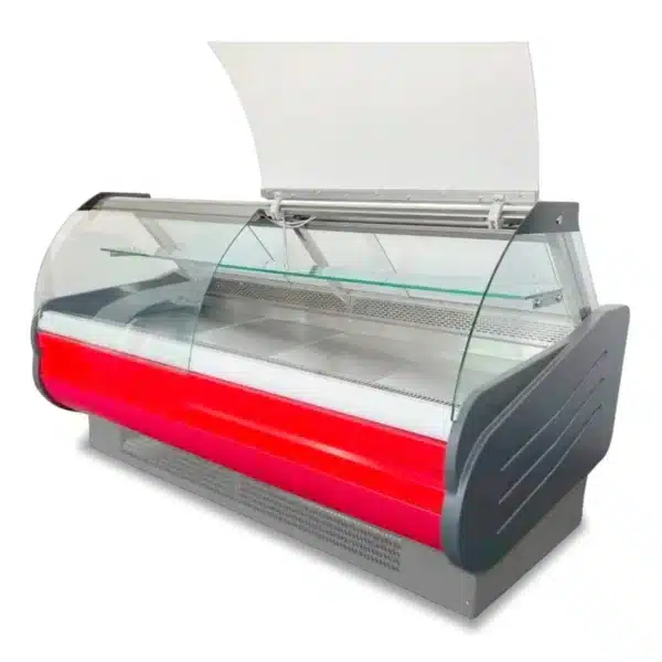 Vitrina-20-m-Refrigerada-Carnicera-Vidrio-Curvo-Lundar-GTG-250
