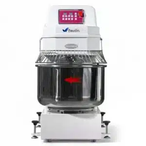 Amasadora Industrial 80 Litros Trifasica 380 V 35 kg de Harina 50 kg de masa terminada Kuma SH80 VISTA FRONTAL Baudin