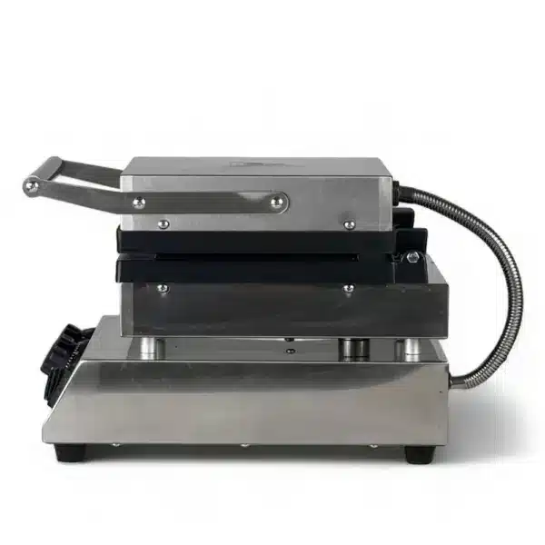 Waflera 2 Wafles Rectangulares Hierro Fundido Lundar HF-1 Vista Lateral