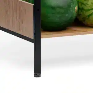 Exhibidor de Frutas y Verduras Comercial Gelopar MHVE-125 PR Detalle Pie