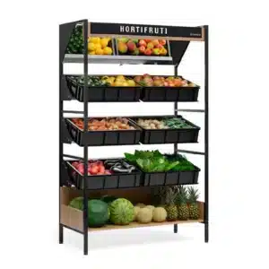Exhibidor de Frutas y verduras Comercial Gelopar MHVE-125 PR Principal