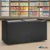 Freezer Horizontal 500 lts Puerta de vidrio Gelopar GHD-500 LB Mockup