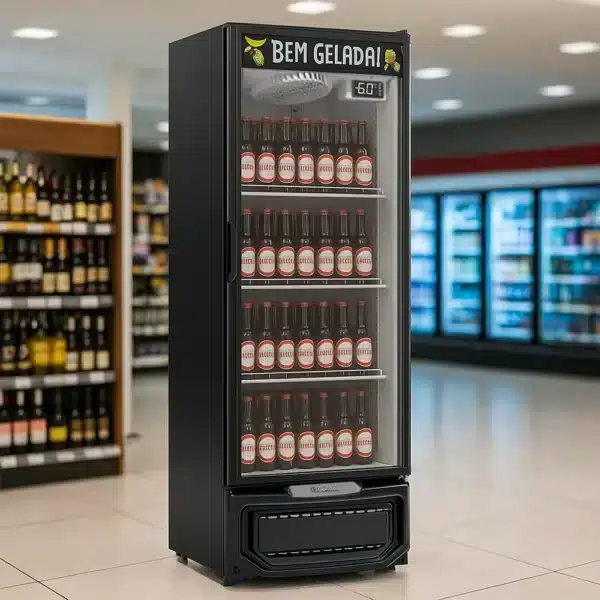 Heladera Cervecera 445 Lts Puerta Vidrio Gelopar GCB-50V PR Baudin Equipamientos Gastronomicos Maquinas Comerciales en Uruguay Principal Mockup