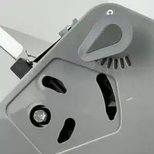 Sobadora electrica de mesa 39 cm Anti Adherente Anodilar Evolution Detalle Separacion Rodillos