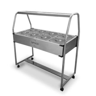 Mesa Buffet 8 cubas Calor Spolu SPL-508