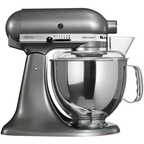 Batidora Planetaria 4,8 L Profesional KitchenAid Artisan Gris Vista Lateral