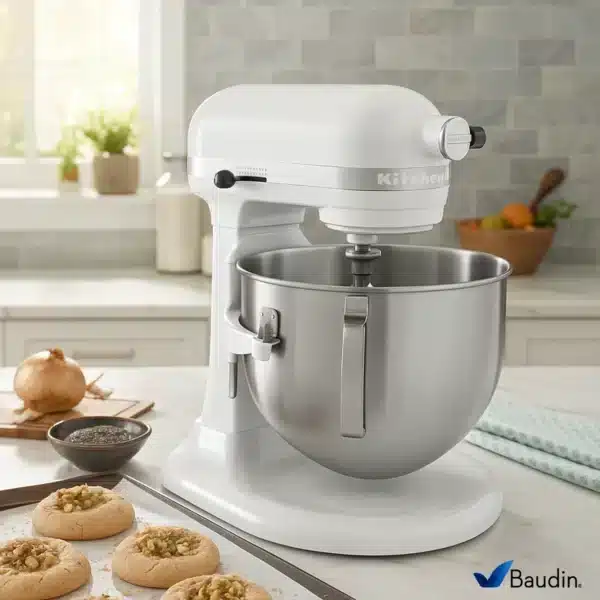 Batidora Planetaria Heavy Duty Profesional KitchenAid® Bowl Lift Blanca Vista Mockup