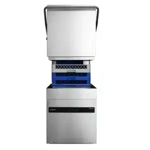 Lavavajillas de capota Industrial Krupps CH100 Advance Range Frontal Abierto