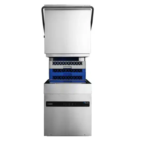 Lavavajillas de capota Industrial Krupps CH100 Advance Range Frontal Abierto