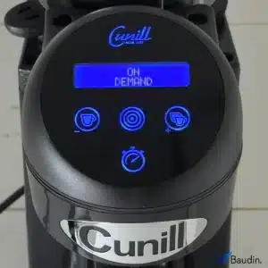 Molino de Café Profesional Cunill Tranquilo On Demand Tron Detalle Panel Tactil