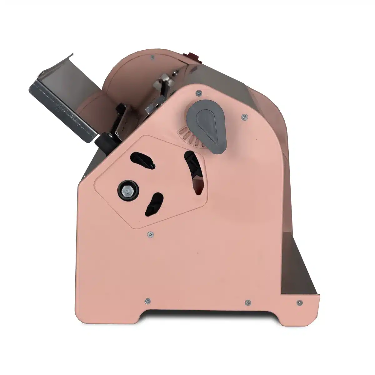 Sobadora Eléctrica de Mesa Evolution 39 cm Rodillo Antiadherente Rosa Mousse Lateral