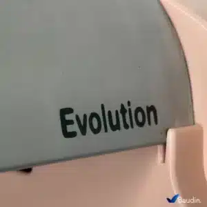 Sobadora Electrica de Mesa Evolution 39 cm Rodillo Antiadherente Rosa Mousse Logo Evolution