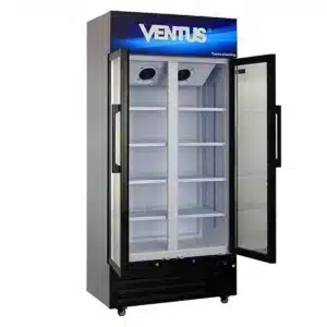 Visicooler 550 Lts 2 Puertas Frio Forzado Turbo Cooling Ventus LG-550 TC Abierto Diagonal